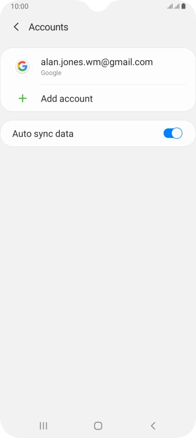 Press the Home key to return to the home screen.
