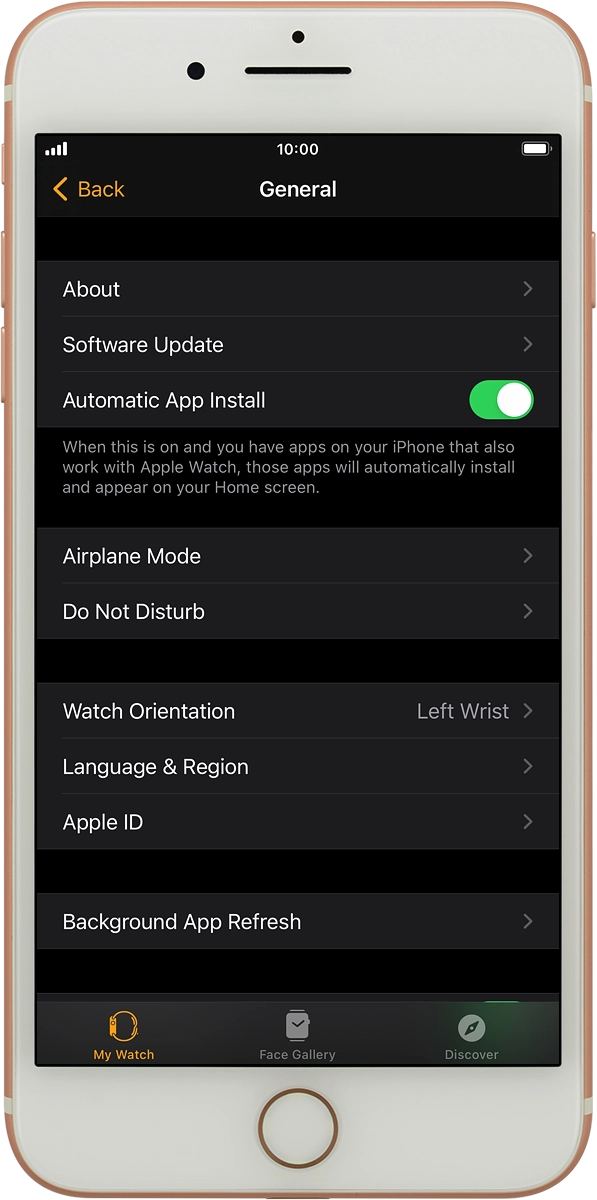 On your phone: Press Software Update. If a new software version is available, it's displayed. Follow the instructions on the screen to update the Apple Watch software.