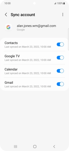 Press the Home key to return to the home screen.