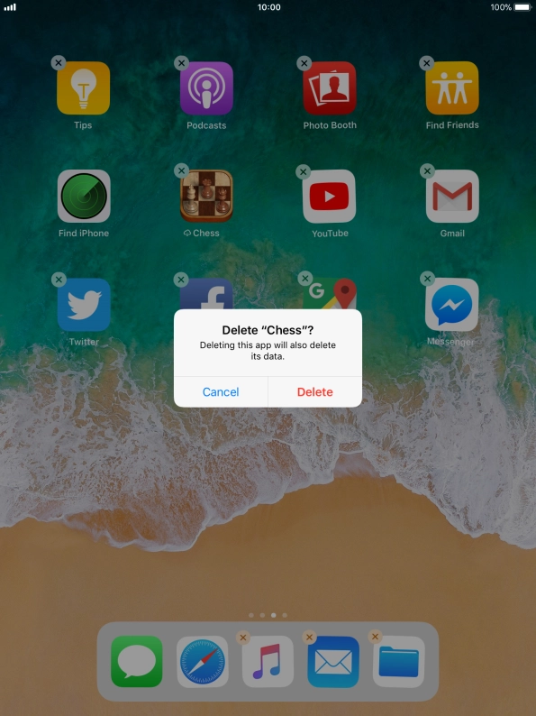 Press Delete.