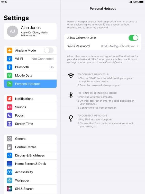 Press the Home key to return to the home screen.