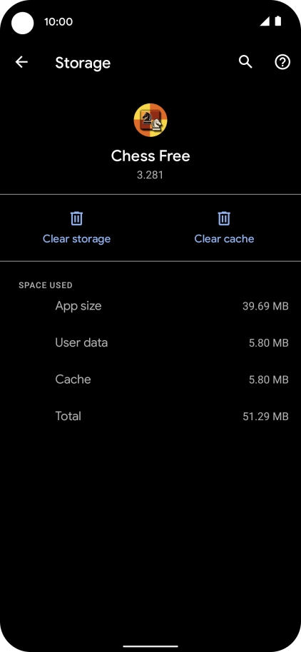 Press Clear cache.