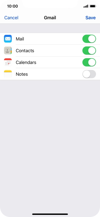 If this screen is displayed, you email account has been recognised and set up automatically. Follow the instructions on the screen to key in more information and finish setting up your phone.