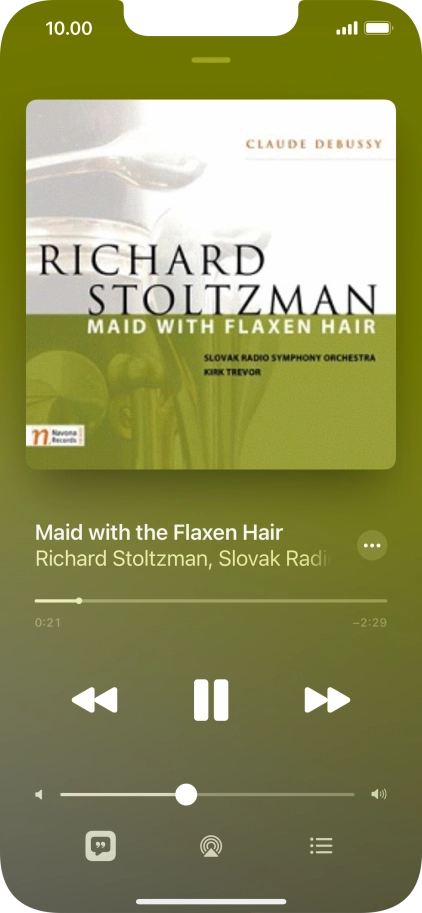 Press arrow right to go to the next audio file.