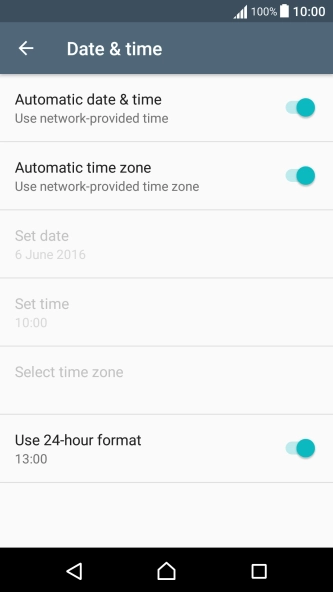 Press the Home key to return to the home screen.