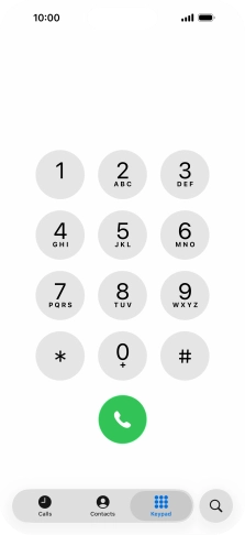 Key in **21*+61414121121# and press the call icon. Key in **21*+61414121121# and press the call icon.