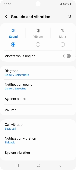 Press Ringtone.
