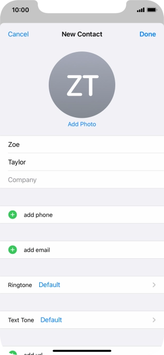 Press add phone. Press add phone.