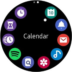 Press the email message icon.