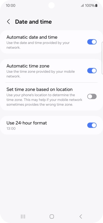 Press the Home key to return to the home screen.