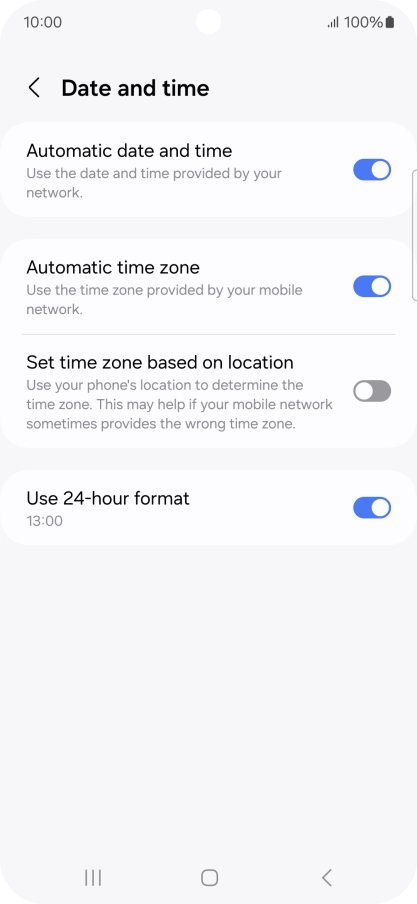 Press the Home key to return to the home screen.
