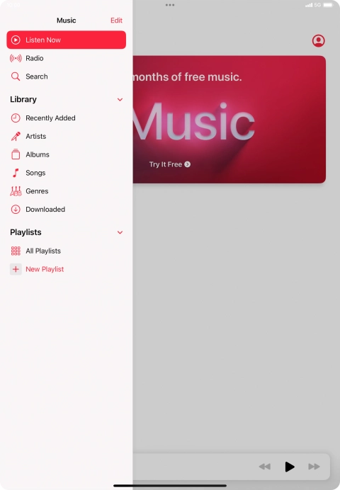 Press New Playlist.