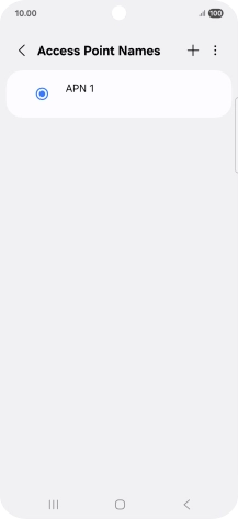 Press the add icon. Press the add icon.