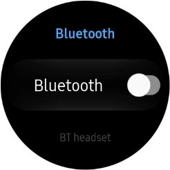 Press Bluetooth to turn on the function.