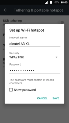 Press the field below 