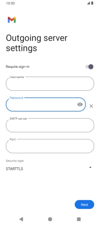 Press the field below 