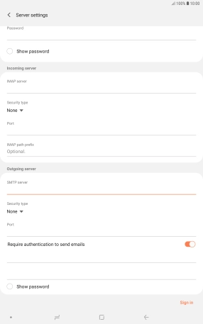 Press the drop down list below 