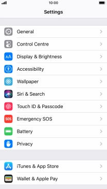 Press Control Centre.