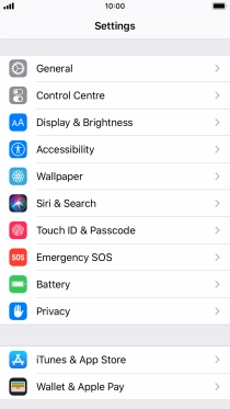 Press Control Centre.