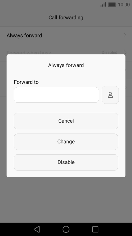 Press Disable.