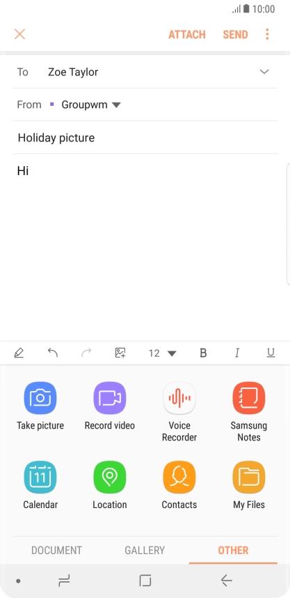Press My Files and go to the required folder.