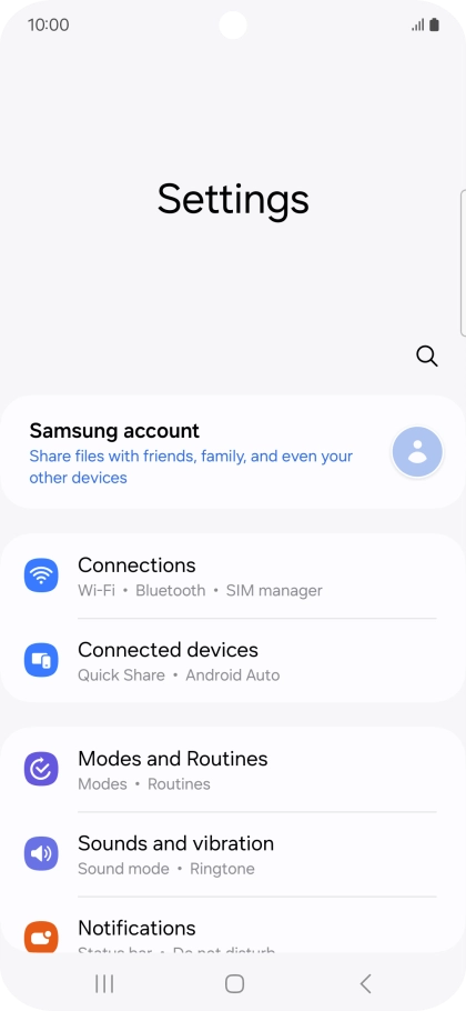 Press Sounds and vibration.