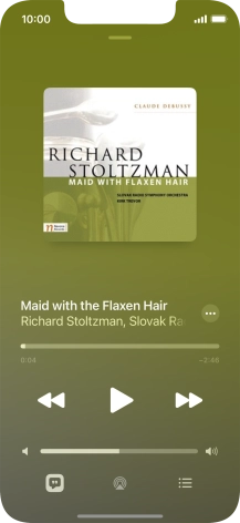 Press arrow right to go to the next audio file.