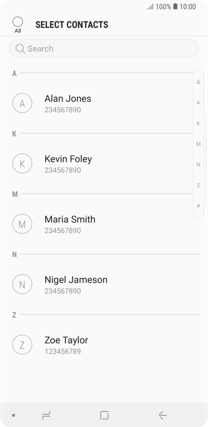 Press the field above Press the field above