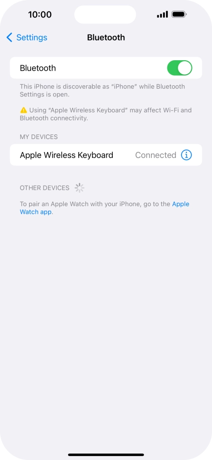 Slide your finger upwards starting from the bottom of the screen to return to the home screen.