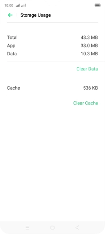 Press Clear Cache.