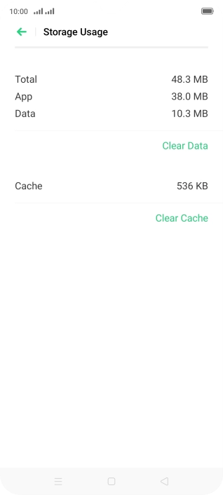 Press Clear Cache.