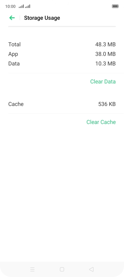Press Clear Cache.