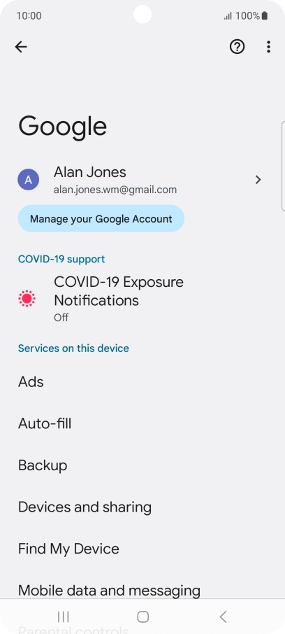 Press Find My Device.