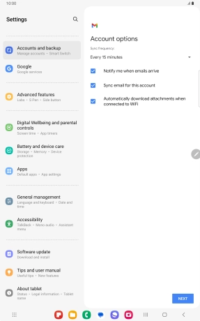 Press the drop down list below Press the drop down list below