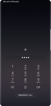 If you're asked to key in your PIN, do so and press OK.