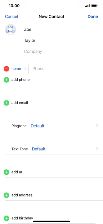 Press Phone and key in the required phone number.