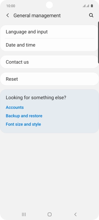 Press Date and time.