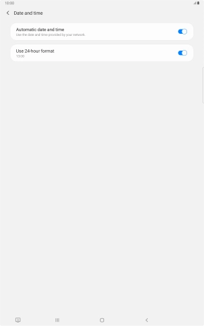 Press the Home key to return to the home screen.