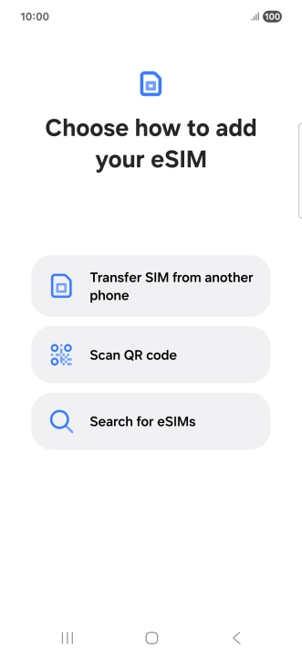 Press Scan QR code. Press Scan QR code.