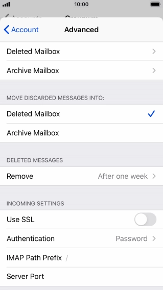 Press Authentication.