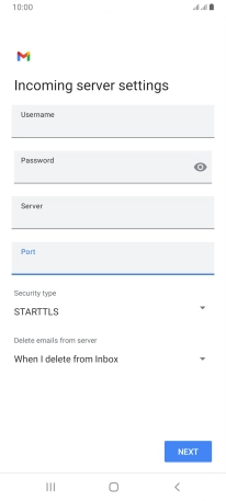 Press the drop down list below 