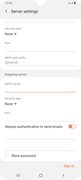 Press the drop down list below 