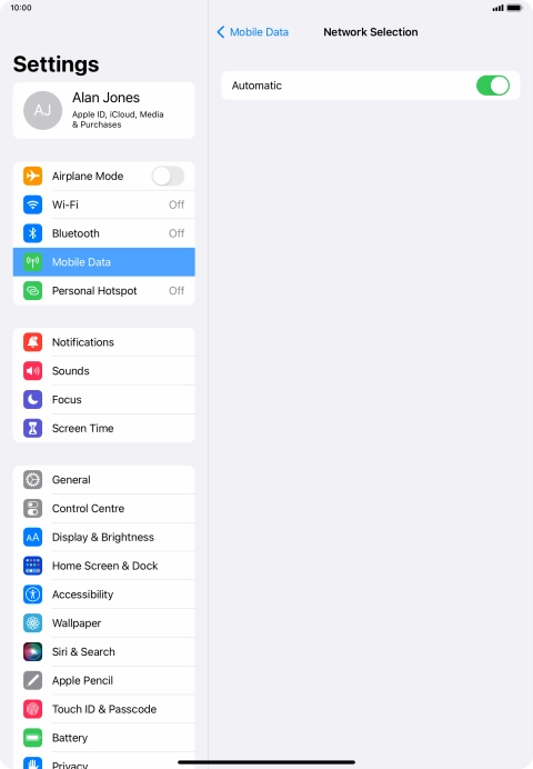 Press the indicator next to Press the indicator next to