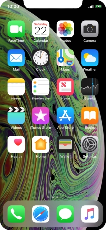 When the battery charging icon is displayed, the battery is charging.