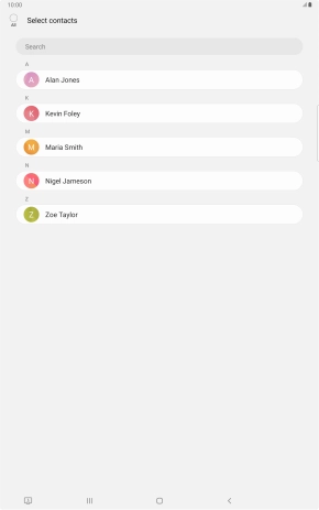 Press the field above 