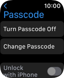 Press Turn Passcode Off and key in the current lock code. Press Turn Passcode Off and key in the current lock code.