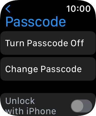 Press Turn Passcode Off and key in the current lock code. Press Turn Passcode Off and key in the current lock code.