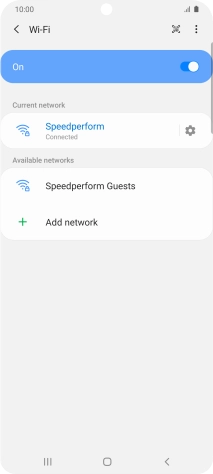 Press the Home key to return to the home screen.