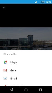 Slide your finger upwards on the screen.