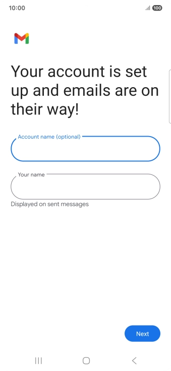 Press the field below 